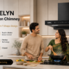 KAMFX ELYN 60 cm T-Shape Auto Clean Kitchen Chimney for Home | 1400 m³/hr Powerful Suction | Touch & Motion Sensor Control | Auto Clean | Filterless Technology | 3 Speed | LED Light | Large Oil Collector - Image 2