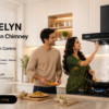 KAMFX ELYN 60 cm T-Shape Auto Clean Kitchen Chimney for Home | 1400 m³/hr Powerful Suction | Touch & Motion Sensor Control | Auto Clean | Filterless Technology | 3 Speed | LED Light | Large Oil Collector - Image 3