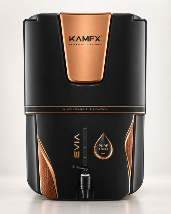 KAMFX EVIA 7 Stage BK RO+UV+UF+ Mineral Controller RO Water Purifier