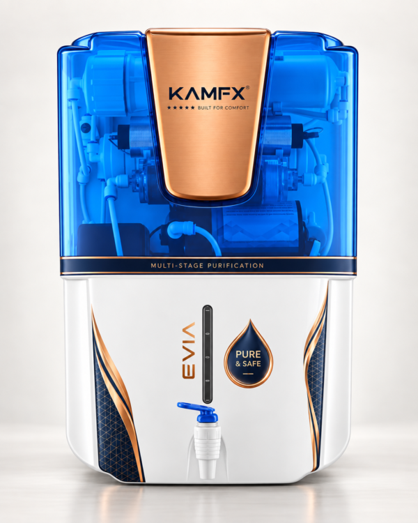 KAMFX EVIA 5 Stage RO+UV Water Purifier with TDS Control, 12 L Storage