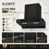 KAMFX ELYN PRO 60 cm T-Shape Auto Clean BLDC Kitchen Chimney for Home | 1600 m³/hr Powerful Suction | BLDC Motor | 10 Speed Control | Touch & Motion Sensor Control | Auto Clean | Filterless Technology | LED Light | Large Oil Collector - Image 9