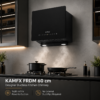 KAMFX FRDM 60 cm Designer Ductless Auto Clean Kitchen Chimney for Home | 1400 m³/hr Powerful Suction | No External Duct Pipe Required | Touch & Motion Sensor Control | Auto Clean | Baffle Filter | 3 Speed | Metal Oil Collector | LED Light - Image 10