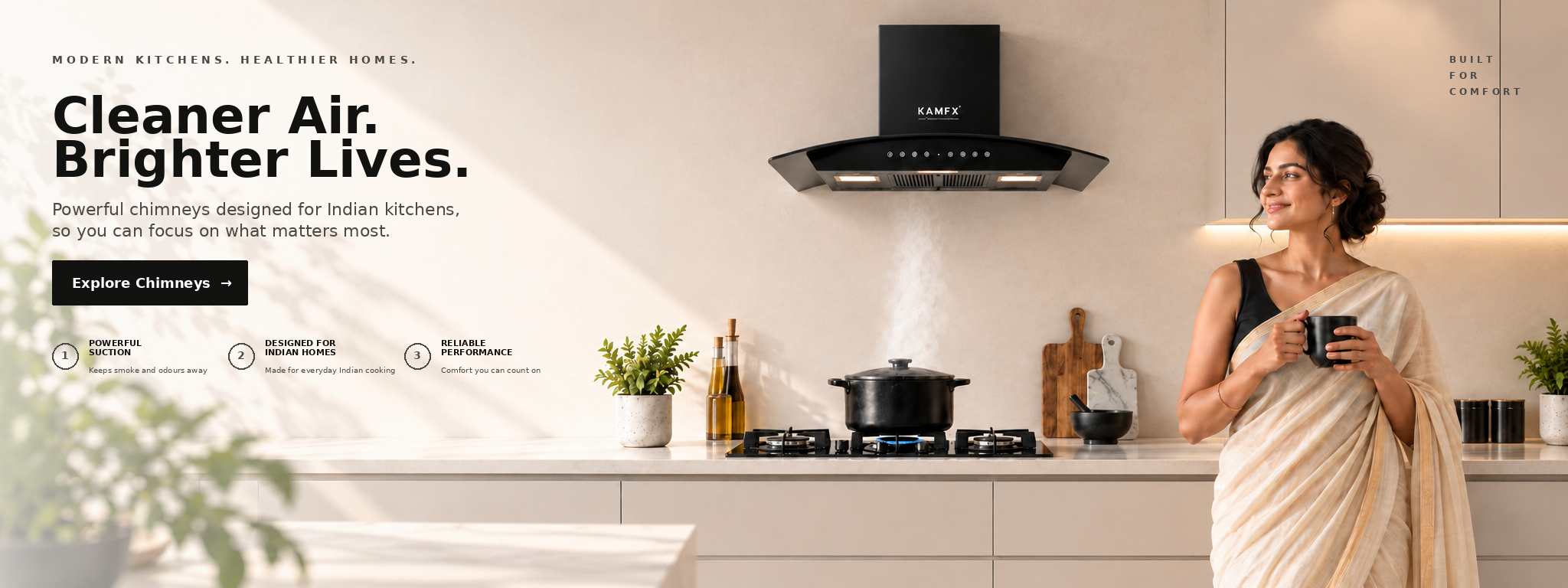KAMFX Kitchen Chimneys