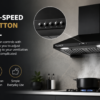 KAMFX KLEEN MINI Baffle Filter 60 cm Pyramid Kitchen Chimney | 850 m³/hr Suction | Baffle Filter | 90W Motor | 3 Speed Push Button Control | Low Noise - Image 8