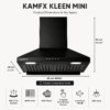 KAMFX KLEEN MINI Baffle Filter 60 cm Pyramid Kitchen Chimney | 850 m³/hr Suction | Baffle Filter | 90W Motor | 3 Speed Push Button Control | Low Noise - Image 6