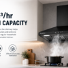 KAMFX KLEEN MINI Baffle Filter 60 cm Pyramid Kitchen Chimney | 850 m³/hr Suction | Baffle Filter | 90W Motor | 3 Speed Push Button Control | Low Noise - Image 7