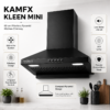 KAMFX KLEEN MINI Filterless 60 cm Pyramid Kitchen Chimney | 850 m³/hr Suction | Filterless | 3 Speed Push Button Control | Low Noise - Image 6