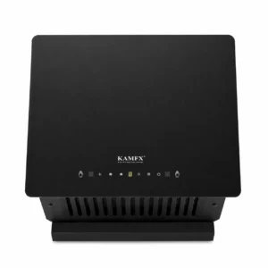 KAMFX FRDM 60 cm Designer Ductless Auto Clean Kitchen Chimney for Home | 1400 m³/hr Powerful Suction | No External Duct Pipe Required | Touch & Motion Sensor Control | Auto Clean | Baffle Filter | 3 Speed | Metal Oil Collector | LED Light
