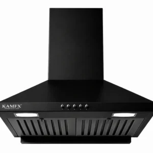KAMFX KLEEN MINI Baffle Filter 60 cm Pyramid Kitchen Chimney | 850 m³/hr Suction | Baffle Filter | 90W Motor | 3 Speed Push Button Control | Low Noise