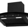 KAMFX RAVIX 60 cm Curve Glass Auto Clean Kitchen Chimney for Home | 1450 m³/hr Powerful Suction | Touch & Motion Sensor Control | Auto Clean | Filterless Technology | Powerful Copper Motor | Large Metal Blower | Metal Oil Collector - Image 2